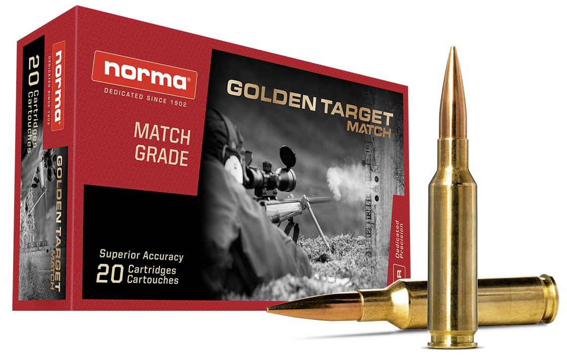 NORMA GOLDEN TARGET 308WIN 168GR BTHP 20/10 - Sale